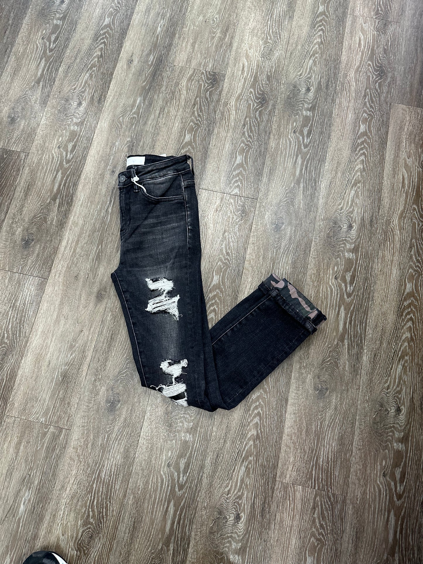 Vervet Haylie High Rise Camo Skinny