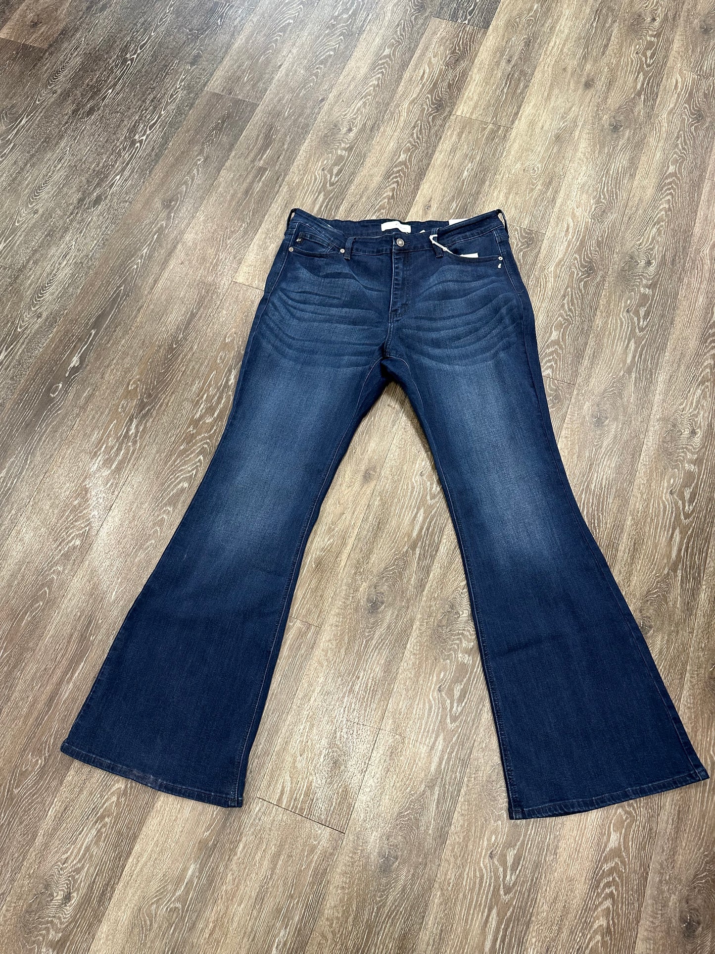 Kancan Plus Mid Rise Flare Jeans