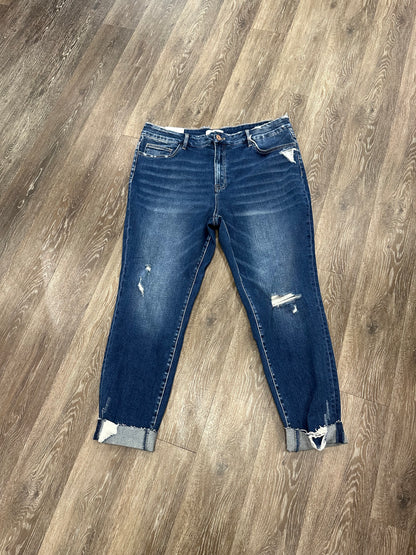 Vervet Plus Mid Rise Cuffed Skinny