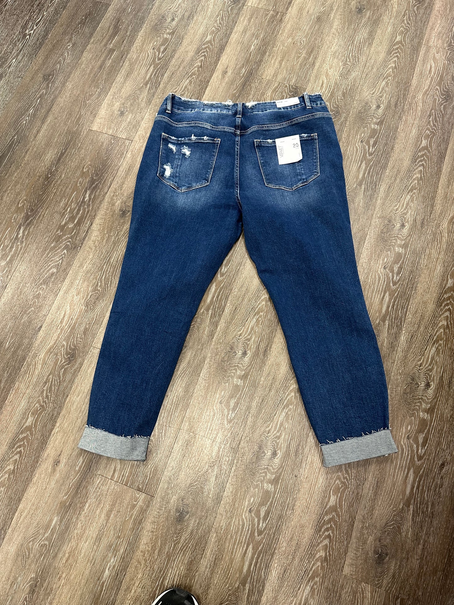 Vervet Plus Mid Rise Cuffed Skinny